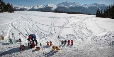 Raquettes en Vanoise a Aussois